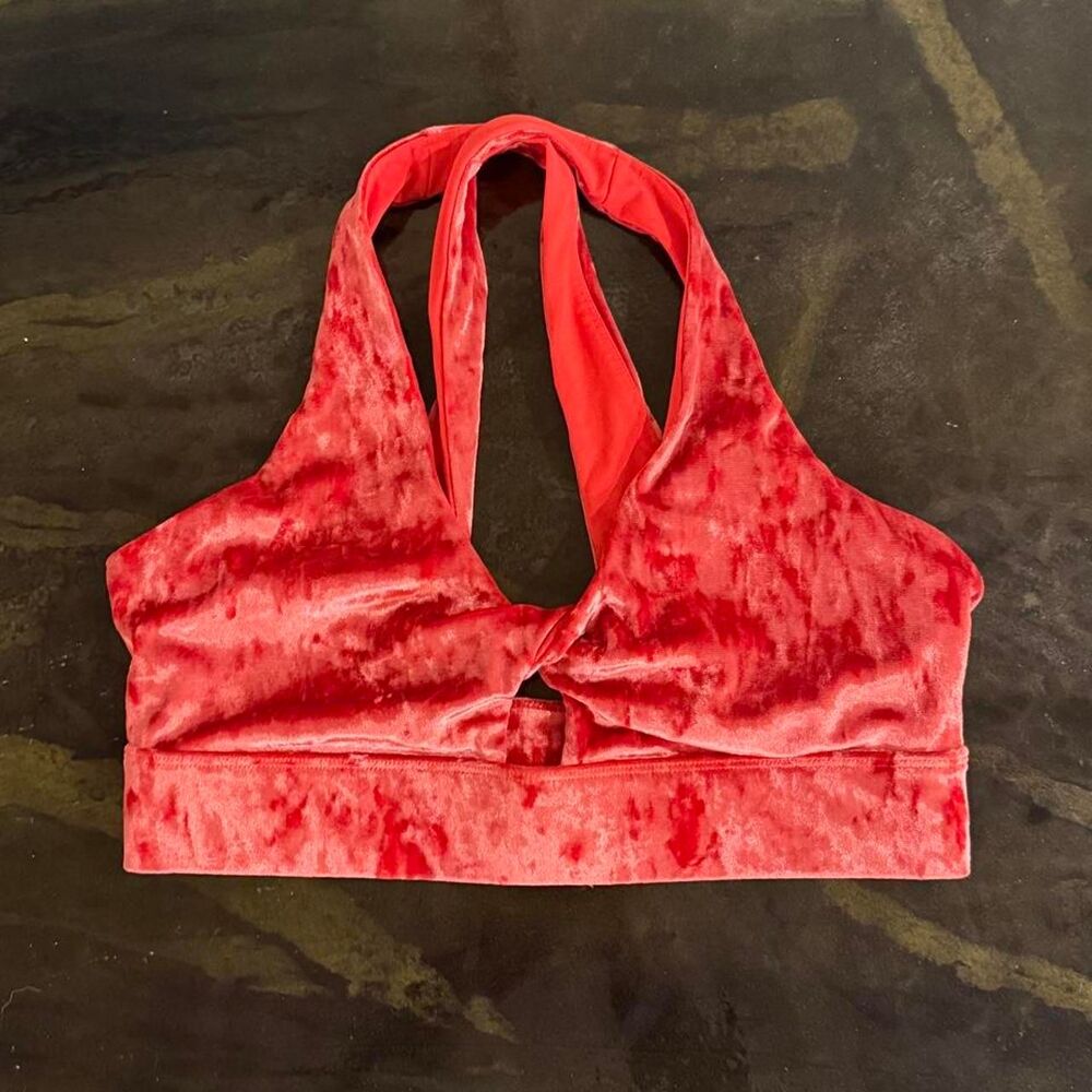 Fabletics Women's Red and Pink Vest